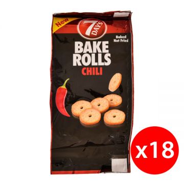 7days Baked Rolls Chili 60gm Pack Of 18