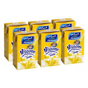 Almarai Nijoom Uht Milk Banana 6x150ml