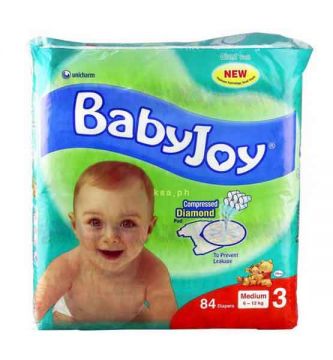 Baby Joy Diapers Size 3 Medium 6 12