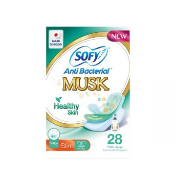 Sofy Sanitary Pad Musk Large 28 Count