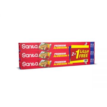 Sanita Aluminum Foil 2+1x37.5 Sq