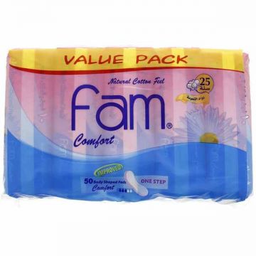 Napco Fam Sanitary Napkin Regular Economy Pp 5X10