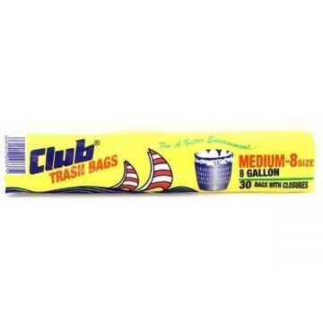 Napco Club Bio Trash Bag 8Gl 30