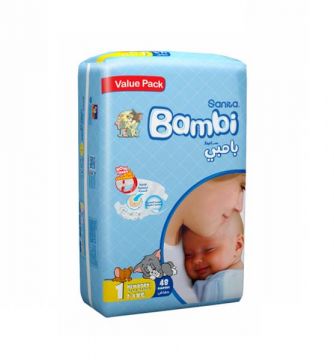 Bambi Diaper New Born Value Pack 48