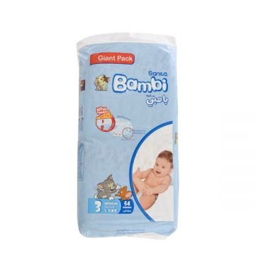 Bambi Baby Diaper Giant Medium 54s