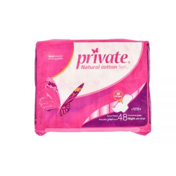 Fam Private Sanitary Napkin Maxi Cotton Feel 48s