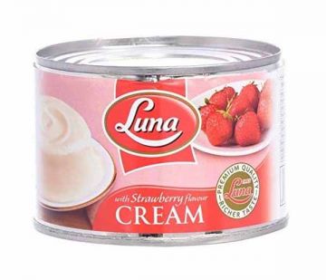 Luna Sterilized Cream Strawberry 155gm