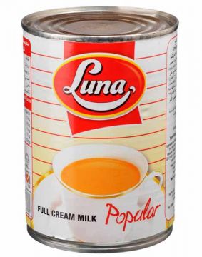 Luna Evaporated Milk 400gm