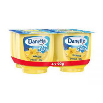 Al Safi Danone Danette Creme Dessert Vanilla 4x90gm