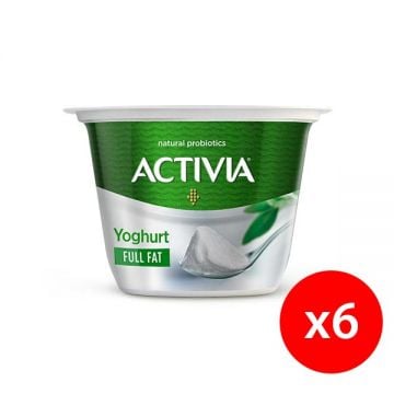 Activia Youhgurt Full Fat 6x150gm