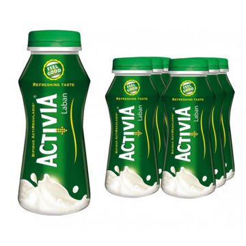 Activia Laban Full Fat 5+1x180ml