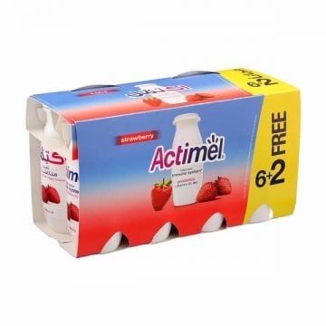 Actimel Strawberry Drink 6+2x93ml