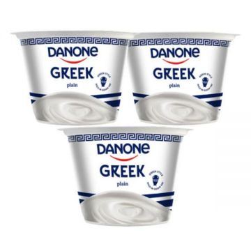 Danone Greek Yoghurt Plain 2+1x150gm