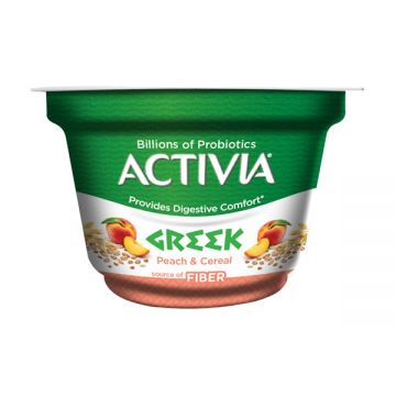 Activia Greek Peach & Cereal 150gm