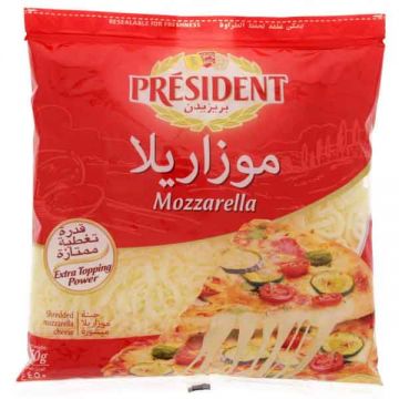 President Shredded Mozzarella Cheese 40%