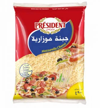 President Shredded Mozzarella Cheese 40%