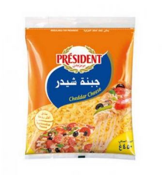 President Shredded Cheddar Cheese