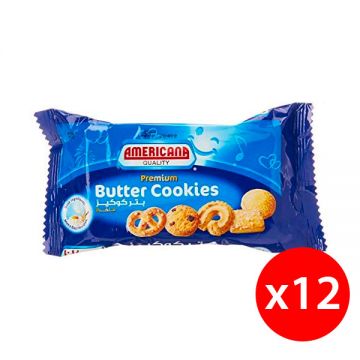 Americana Butter Cookies 12x44gm