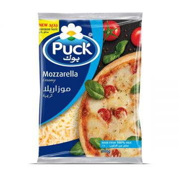 Puck Shredded Mozzarella Cheese 900gm