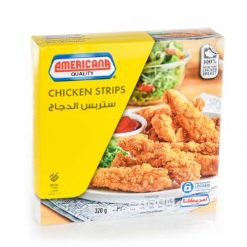 Americana Frozen Chicken Strips 320gm