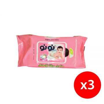 Nunu Baby Wipes 2+1x72 Count