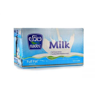 Nadec Long Life Milk Full Cream 12x1ltr