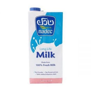 Nadec Uht Long Life Milk Skimmed