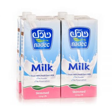 Nadec Uht Long Life Milk Skimmed