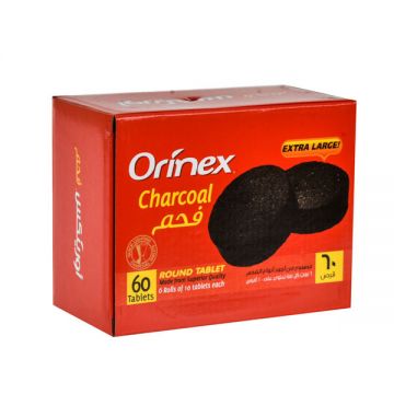 Orinex Round Charcoal Tablets 60s