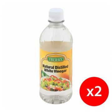 Freshly Natural White Vinegar 2x472ml