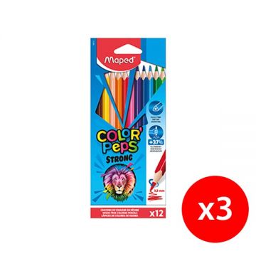 Maped Emirates Color Pencil 2+1x12pcs -mdp-vp-147