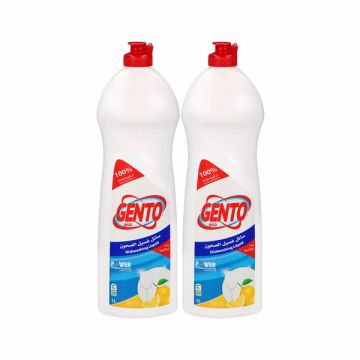 Gento Dishwash Lemon 2x1ltr