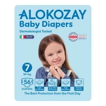 Alokozay Baby Diapers Size 7 56s