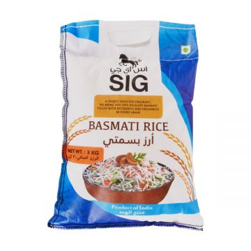 Sig Basmati Rice (zakat) 3kg