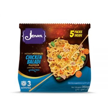 Jenan Noodles Chicken Baladi 70gm Pack Of 5