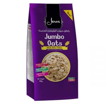 Jenan Jumbo Oats Pouch 2x400gm