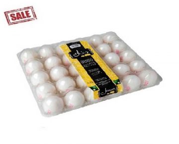 Jenan White /brown Eggs Medium 30 Pcs