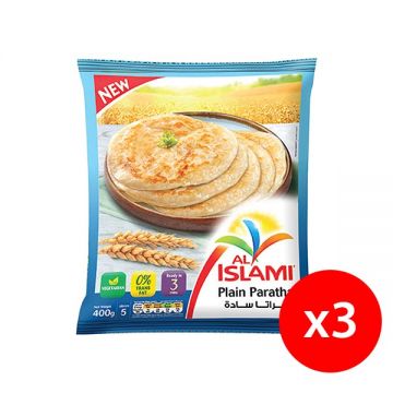 Al Islami Frozen Plain Paratha 3x400gm