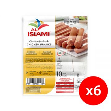 Al Islami Frozen Chicken Franks 3+3x340gm
