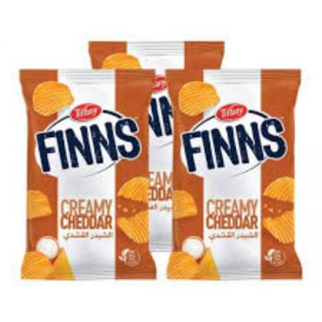 Tiffany Finns Cheese Chips 3x85gm