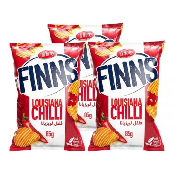 Tiffany Finns Chilli Chips 3x85gm