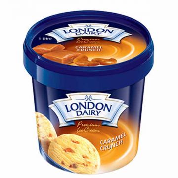 London Dairy Premium Ice Cream Caramel Crunch