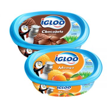 Igloo Ice Cream Assorted 2x1ltr