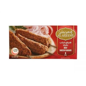 Al Areesh Beef Sheesh Kabab 280gm (8s)