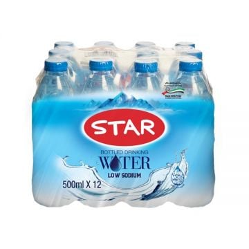 Star Natural Drinking Water 12x500ml