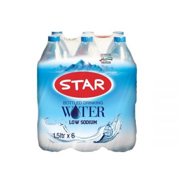 Star Natural Drinking Water 6x1.5ltr