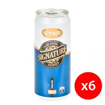 Star Signature Club Soda 6x300ml