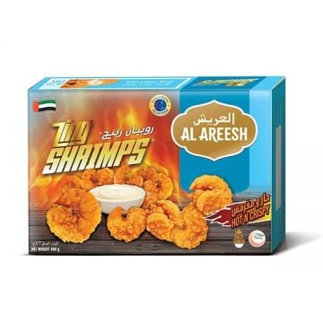 Al Areesh Frozen Zing Shrimps Cooked 400gm