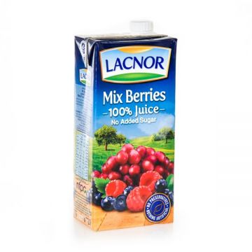 Lacnor No Sugar Added Long Life Mix Berry 1ltr