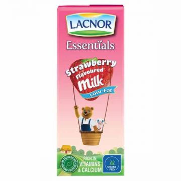 Lacnor Milk Strawberry Low Fat